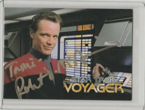 Star Trek Voyager Robert Duncan McNeill Signed Autographed Card #15 1995 Skybox - Picture 1 of 2