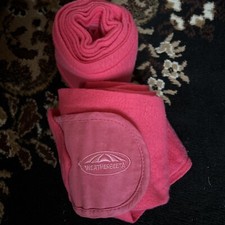 2 x Weatherbeeta Fleece Bandadges Paradise Pink polo travel