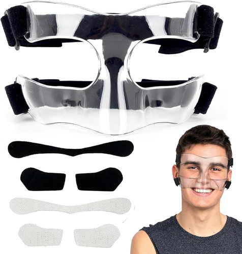 AF01A Nose Guard for Broken Nose Adults Adjustable Basketball Soccer Sports Face