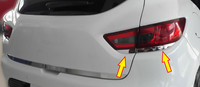 Set Edelstahl RüCklicht Leiste Zier Chrom FüR Nissan Renault Clio IV Ab 2012