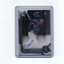 LUIS CHEVALIER 2022 BOWMAN CHROME 1ST BOWMAN AUTO