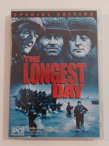 Tge Longest Day (1962) DVD Region 4 GC 2 Disc Set John Wayne Free Postage - Picture 1 of 7
