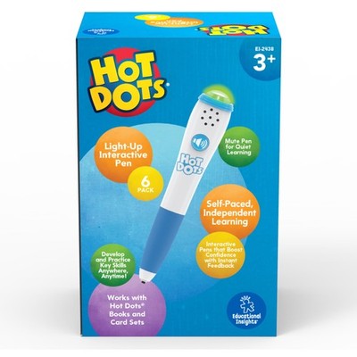 Learning Resources EII-2438 Pen,interact,hotdots,6pk (eii2438)