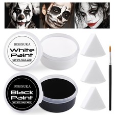 Halloween Face Body Paint Set - Oil-Based Non-Toxic Makeup for Cosplay