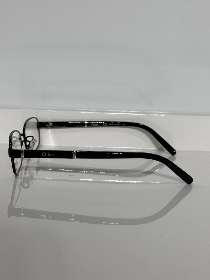 Gafas para mujer Chloe CE2500A negras brillantes titanio 52 mm” Foto 3 de 4