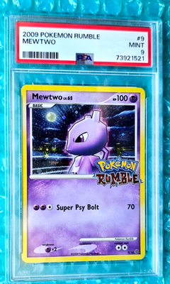 2009 Pokemon Rumble MEWTWO #9 English Holo Promo PSA-9 | eBay