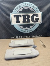 08-15 Infiniti G25 G35 G37 Sedan Sun Visor Shield Pair Gray 96401-1nc0a