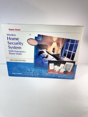 RadioShack Wireless Home Security System Plug n Power 49-2551 New Open Box
