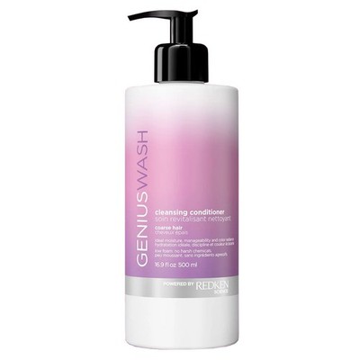 Redken Genius Wash Cleansing Conditioner for Coarse Hair, 16.9 fl. oz.