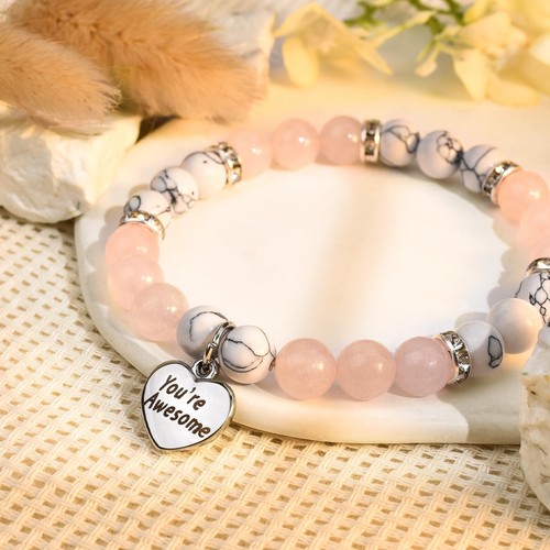 Unique Gifts for Women Natural Stone Bracelets Best Friend Birthday Gifts for Wo - Picture 2 of 6