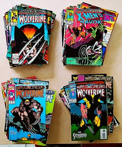 Marvel Comics Presents Big! Vintage Copper Age 80s 90s Lot Wolverine Key 1st App