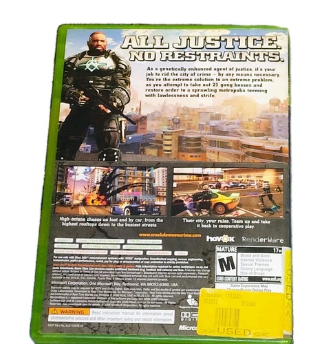 Crackdown Xbox 360 CIB Complete With Map 2007 - Picture 2 of 5
