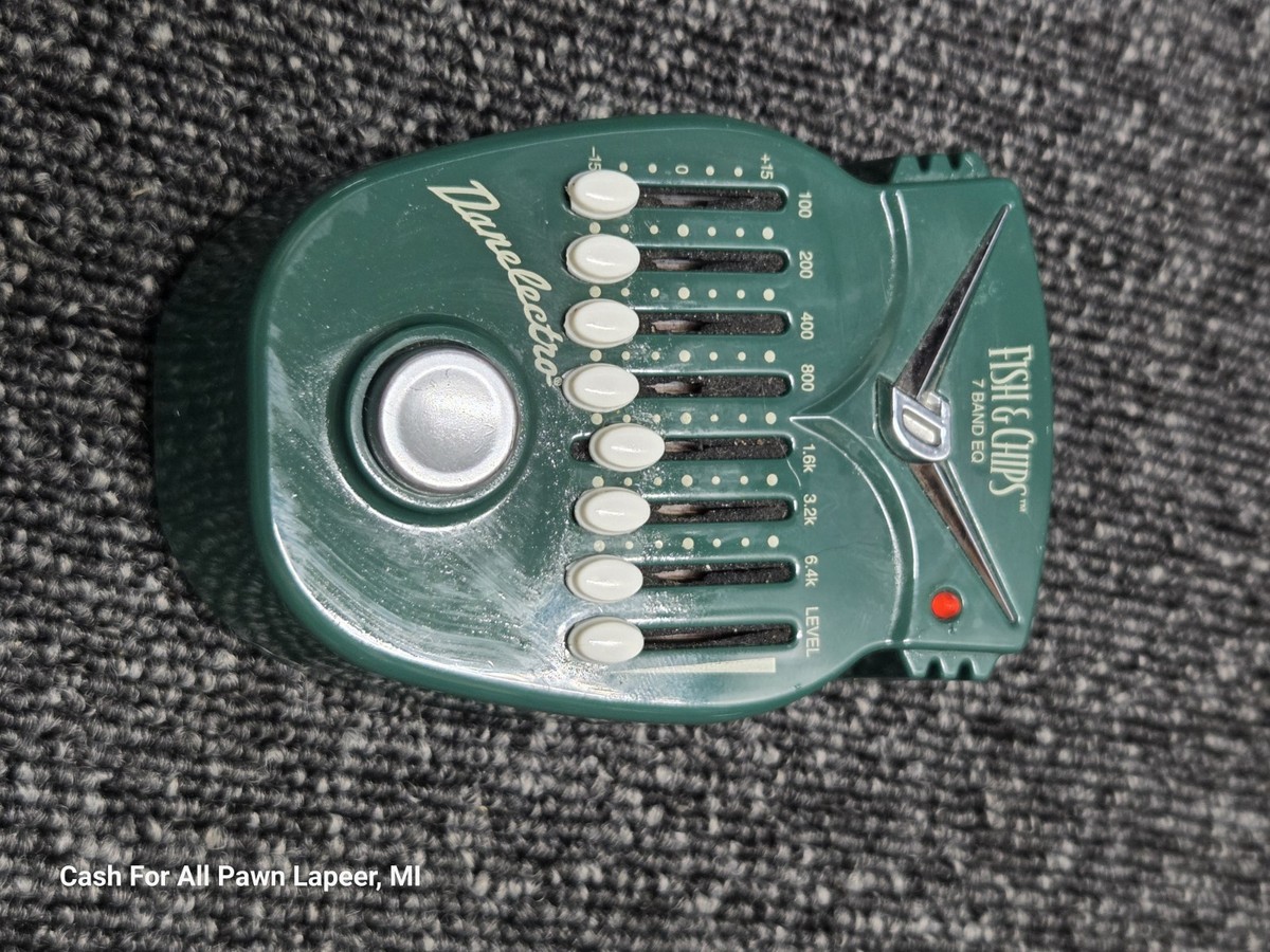 Danelectro DJ14 Fish & Chips 7 Band EQ Equalizer Guitar