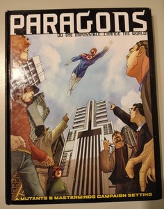 Mutants & Masterminds PARAGONS RPG Campaign Setting Sourcebook Green Ronin M&M
