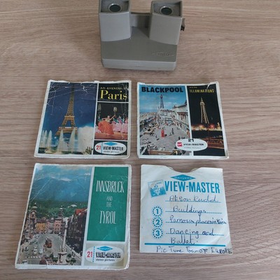 Vintage Sawyer's View-Master Viewer 60er/70er Jahre + einige Rollen
