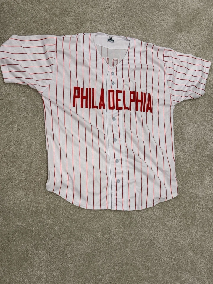Trea Turner Autographed Phillies Pinstripe Jersey BAS Witnessed Custom #7 - Image 2 of 3