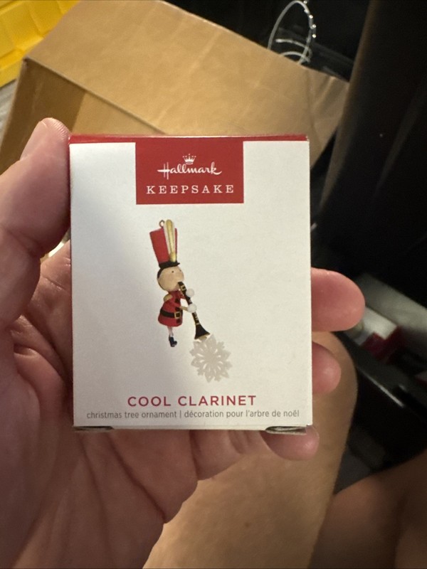 2023 Hallmark Cool Clarinet Musical Toy Soldiers 10 Ornament IOB Ltd Ed LPR3667