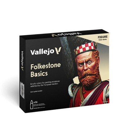 - Folkestone Basics Acrylic Paint Set | Model Color | Figure Color Series His...