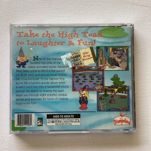 Fractured Fairy Tales: The Frog Prince (Windows/Mac, 1996) Users Manual NEW/FLAW - Picture 2 of 2