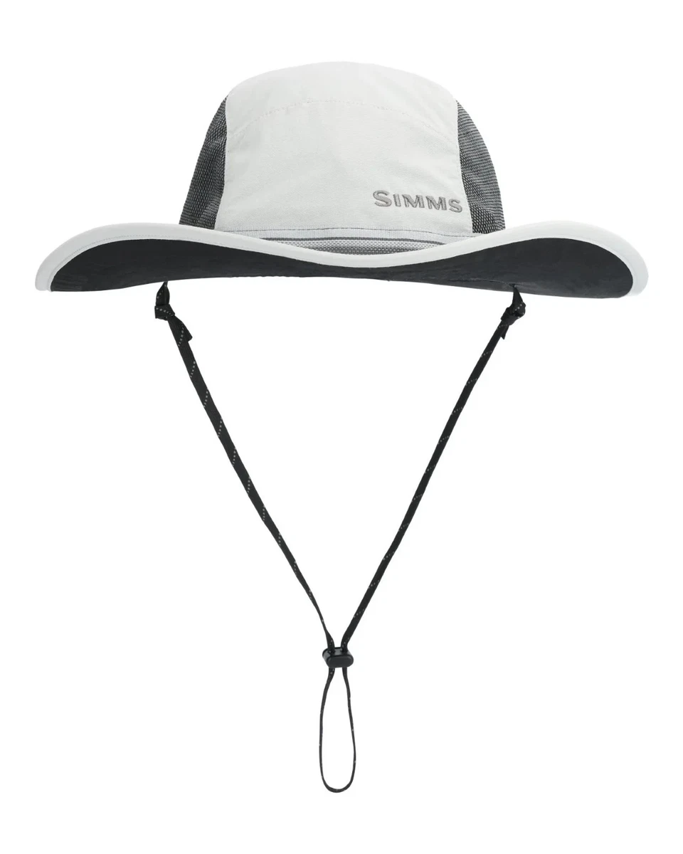 Casquette Simms Fish It – Noire, Toile Réglable, Pêche Et Casual