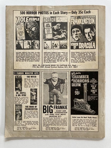 FAMOUS MONSTERS OF FILMLAND # 43 March 1967 Dracula cover VGC - Picture 2 of 5