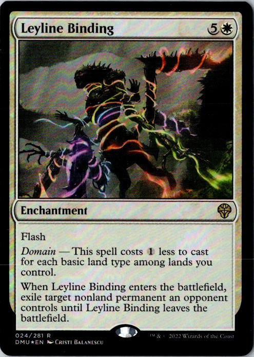 Leyline Binding Prerelease Cards 24 FOIL Near Mint
