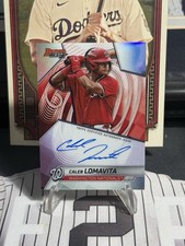 2025 Bowman’s Best Baseball Caleb Lomavita Best Of 2025 Refractor On Card Auto