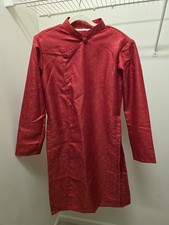 Vietnamese Red Ao Dai for Men