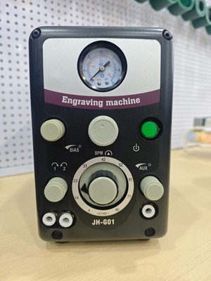 Used Tooltos JH-G01 Dual Pneumatic Engraver Fully Working Free US Shipping