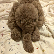 Jellycat Smudge Elephant Large Grey Plush Washable Soft Toy SMG2EL