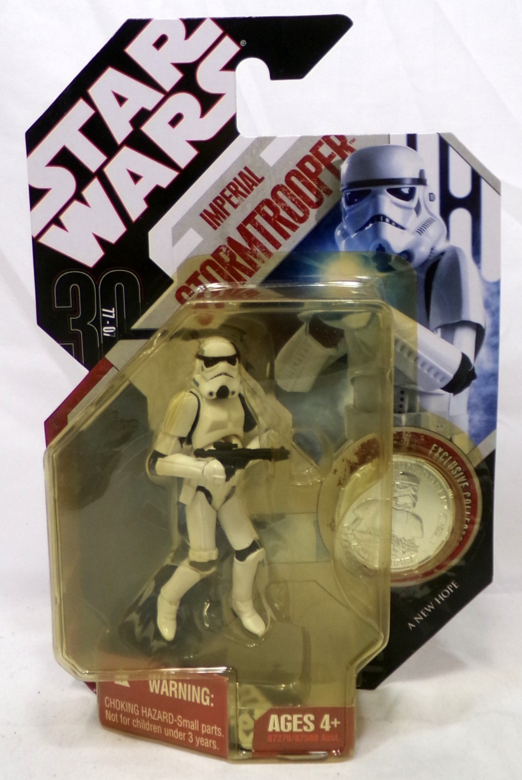 Star Wars 30th Anniversary A New Hope #20 Stormtrooper 3.75" Figure Hasbro 2007