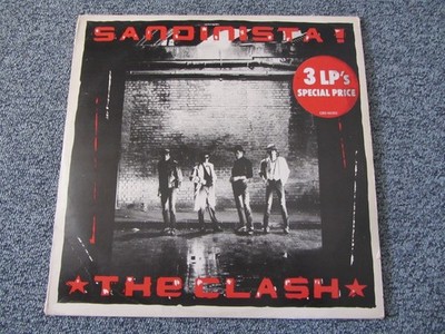 THE CLASH - SANDINISTA ! 3-LP Vinyl 33 RPM CBS 66363 (1980) Made in Holland