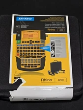 Dymo Rhino 4200 Case Kit All-purpose Labeling Tool 19MM 3/4" Bundle New