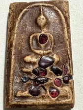 PHRA SOMDEJ LP RARE OLD THAI BUDDHA AMULET PENDANT MAGIC ANCIENT IDOL#400