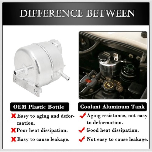 Radiator Overflow Reservoir 1.3L Coolant Expansion Tank For Cooling System - Picture 13 of 22