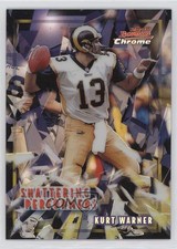 2000 Bowman Chrome Shattering Performers Refractor Kurt Warner #SP1 HOF ms9