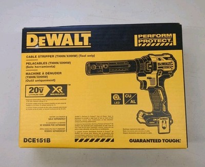 DEWALT DCE151 20V MAX XR Cordless Cable Stripper (Tool Only)