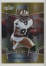 2008 Score Select Gold Zone /50 David Patten #196