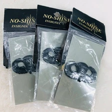 Armed Forces Black Metal Military Parachutist Badge Lot of 3 No Shine Insignia