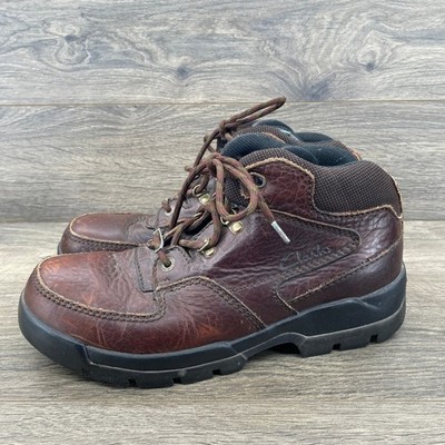 Clarks Hiking Boots Mens 9.5 Brown Leather Waterproof Active Air Moc Toe Rugged
