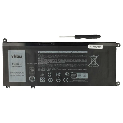 Akku für Dell Ins 15PD-7745BR 15PD-7645BR 15PD-7765BR 15PD-7749BR 2300mAh 15,2V