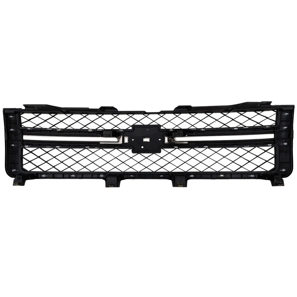 Grille Assembly For 2011-14 Silverado 2500 HD Silverado 3500 HD Black and Chrome - Image 4 of 4