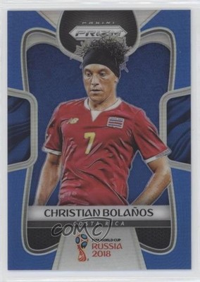 2018 Panini Prizm World Cup Blue Prizm 87/199 Christian Bolanos #49 0nw3