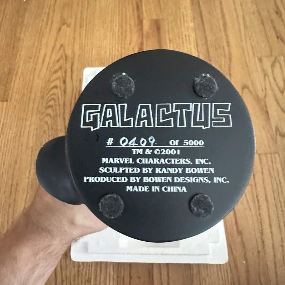 Galactus Mini-Bust 409/5000 11” Fantastic Four Randy Bowen Designs Marvel 2001 - Image 4 of 4