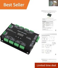DMX 512 RGBW LED Decoder - 96A Controller with Color Modes  Flicker-Free Output