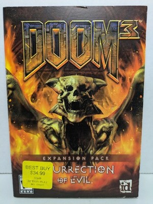 DOOM 3 Expansion Pack Resurrection of Evil (PC, 2005) Computer Game -Box Sealed