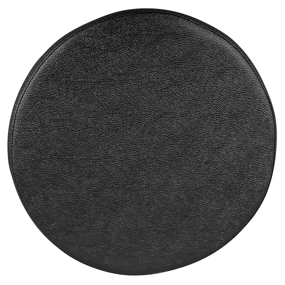 BAR STOOL REPLACEMENT FIRM HEAVY SEAT TOP 14" DIA 4" BLACK BAR FURNITURE