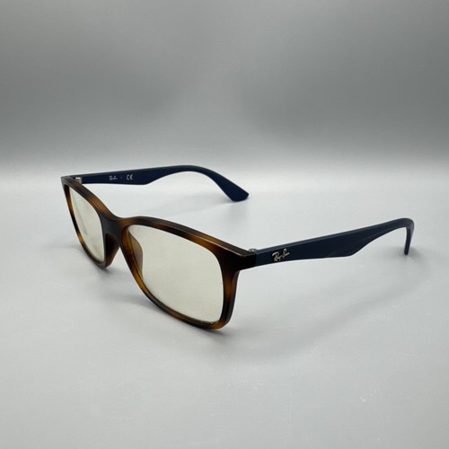 RayBan RB7047 5574 Schildpatt Braun Blau Eckig Brille 54-17-130 NUR GESTELL
