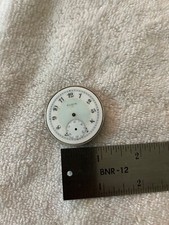 Antique Elgin Pocket Watch Movement Fancy Dial