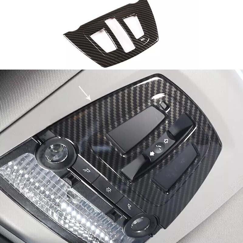 11-17 Carbon Fiber Fit For BMW 5 Series Car Front Lamp Reading Light Panel Cover